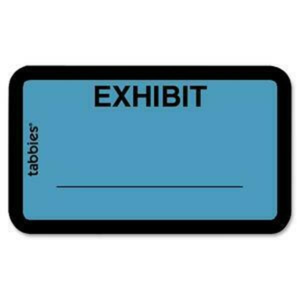 Tabbies Label, Exhibit, Lgl, Blue, 252 TAB58091